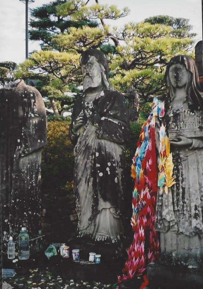 Statues that survived the blast
