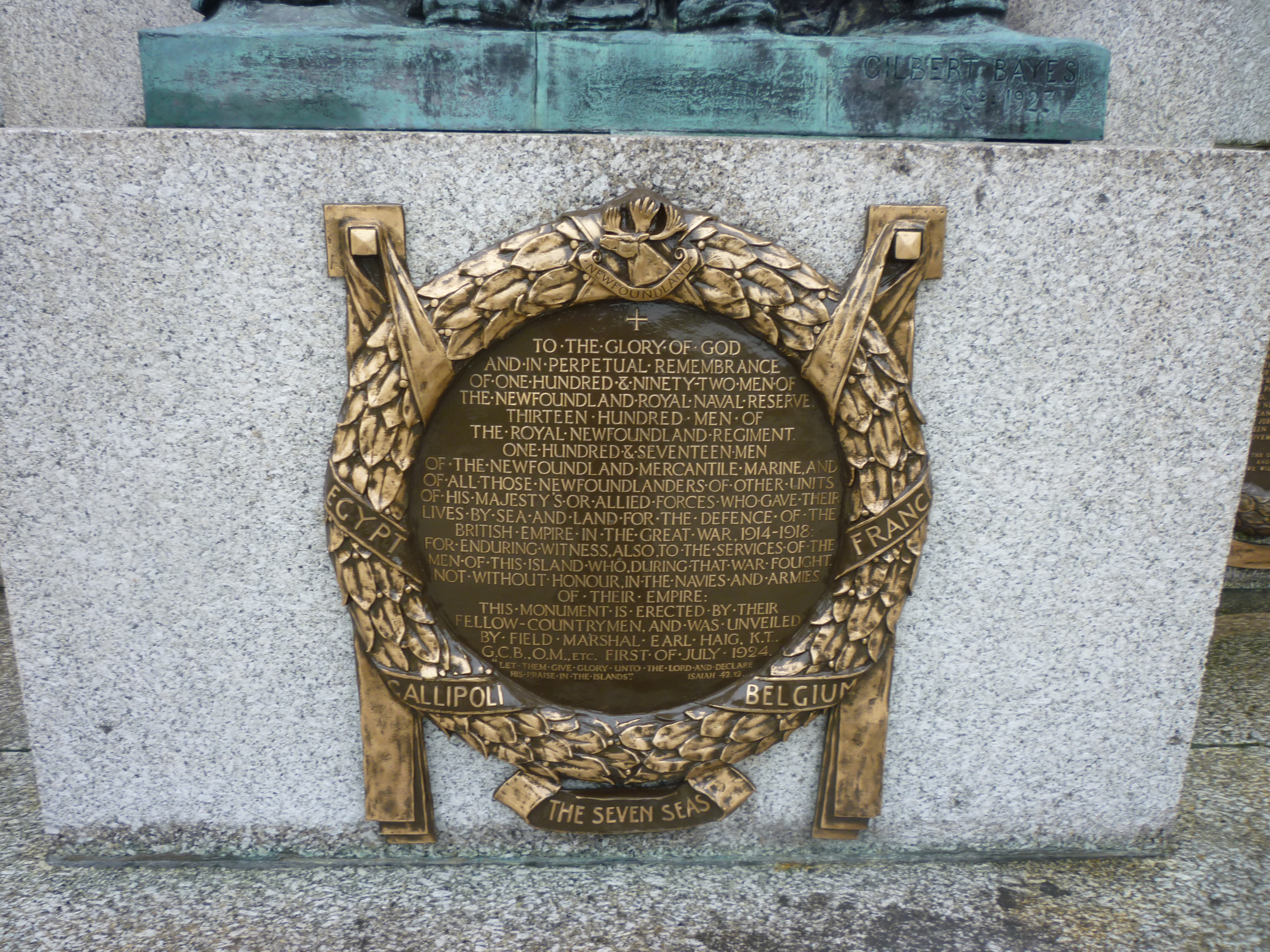 Central Plaque