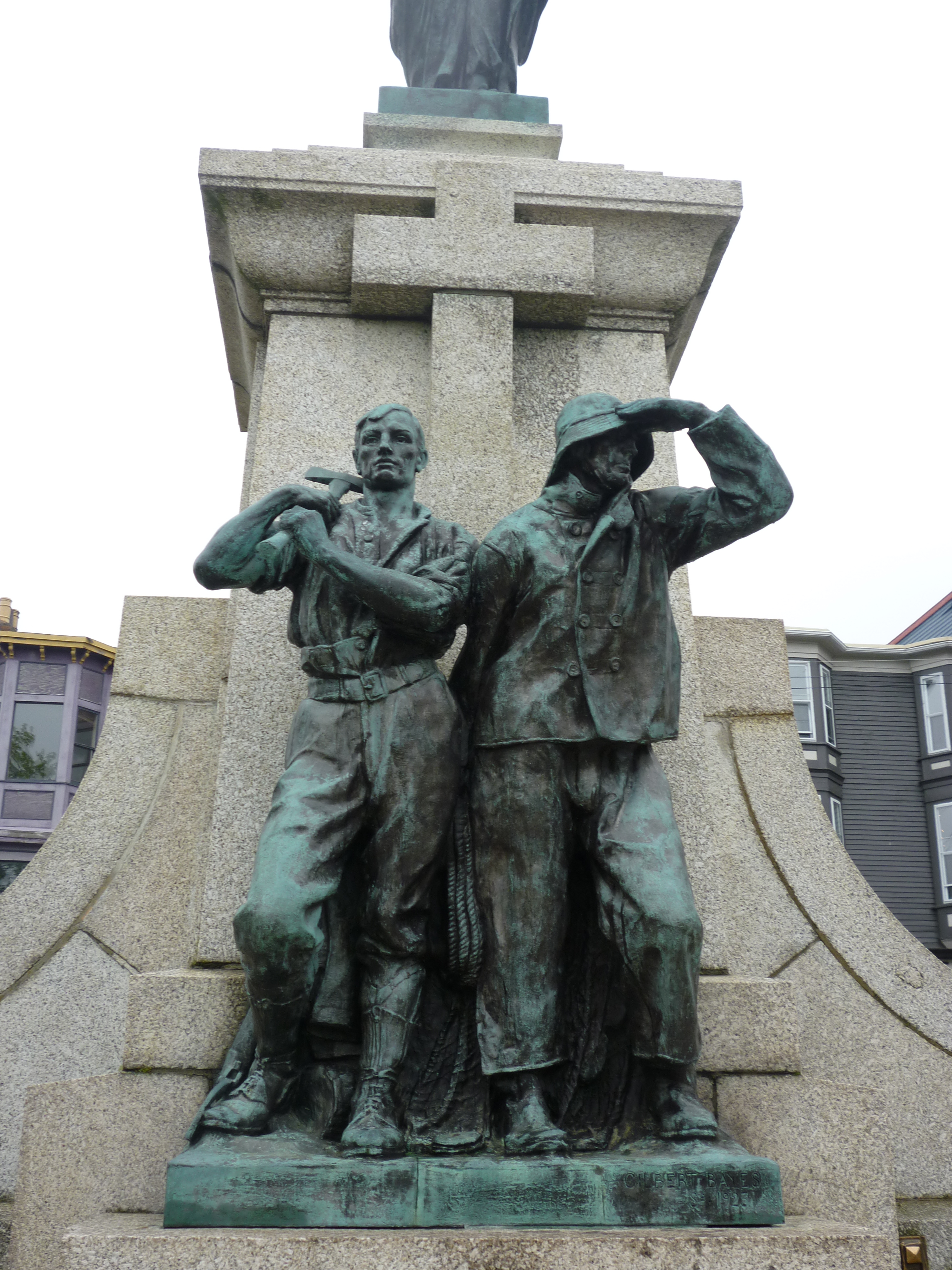 St John`s cenotaph centre detail
