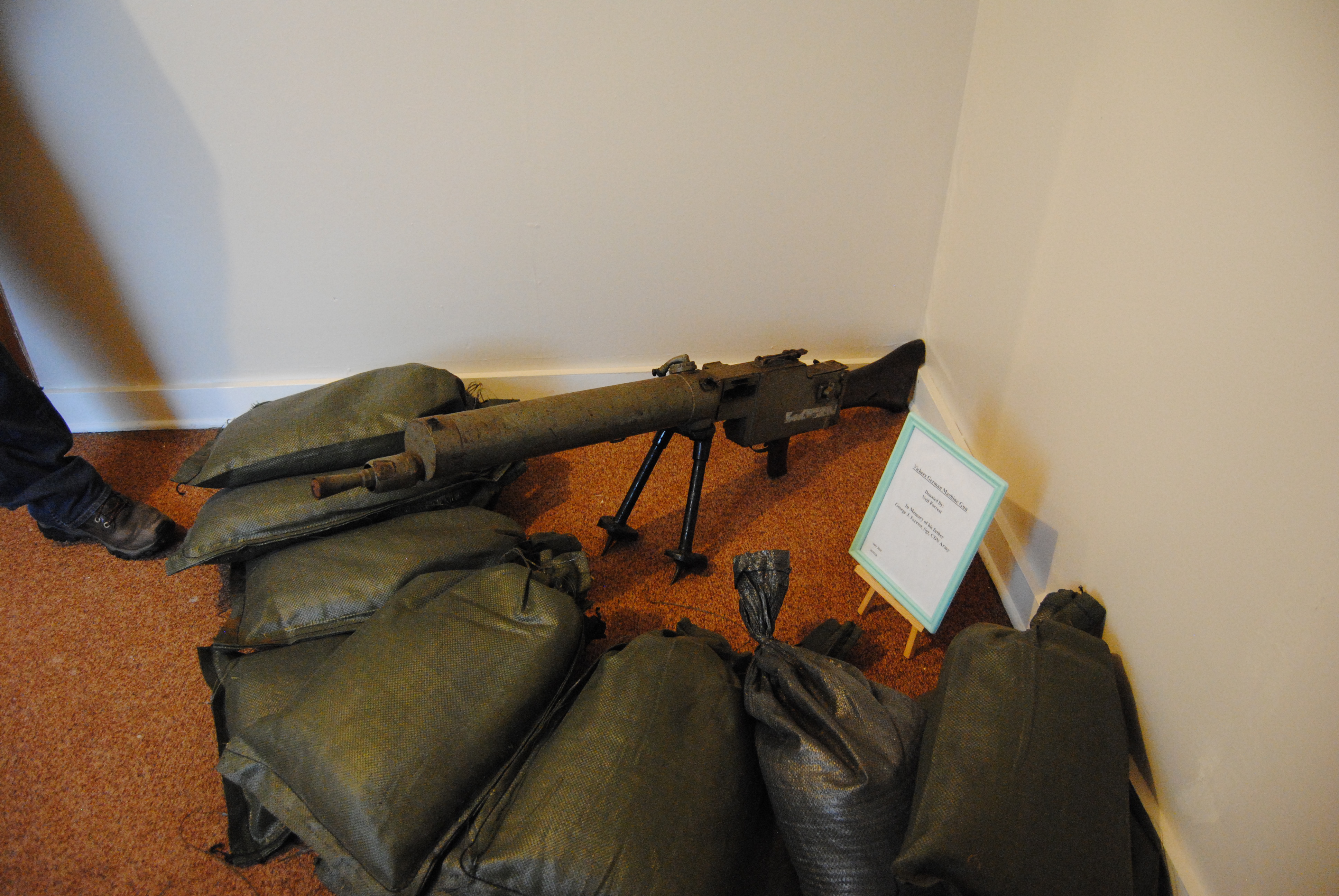 Vickers German machine gun