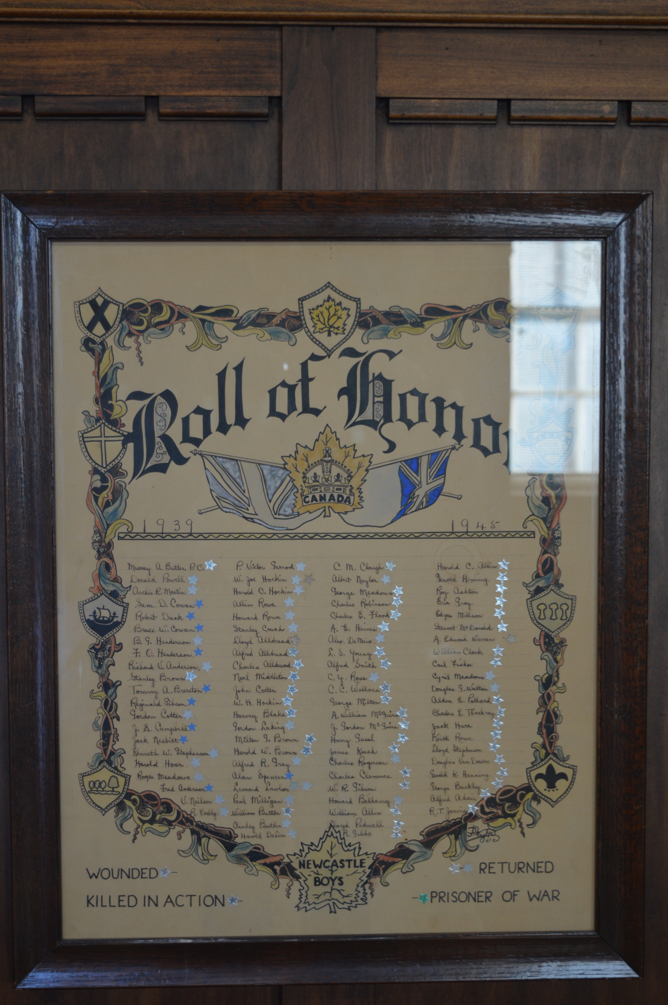 Roll of Honour Second World War