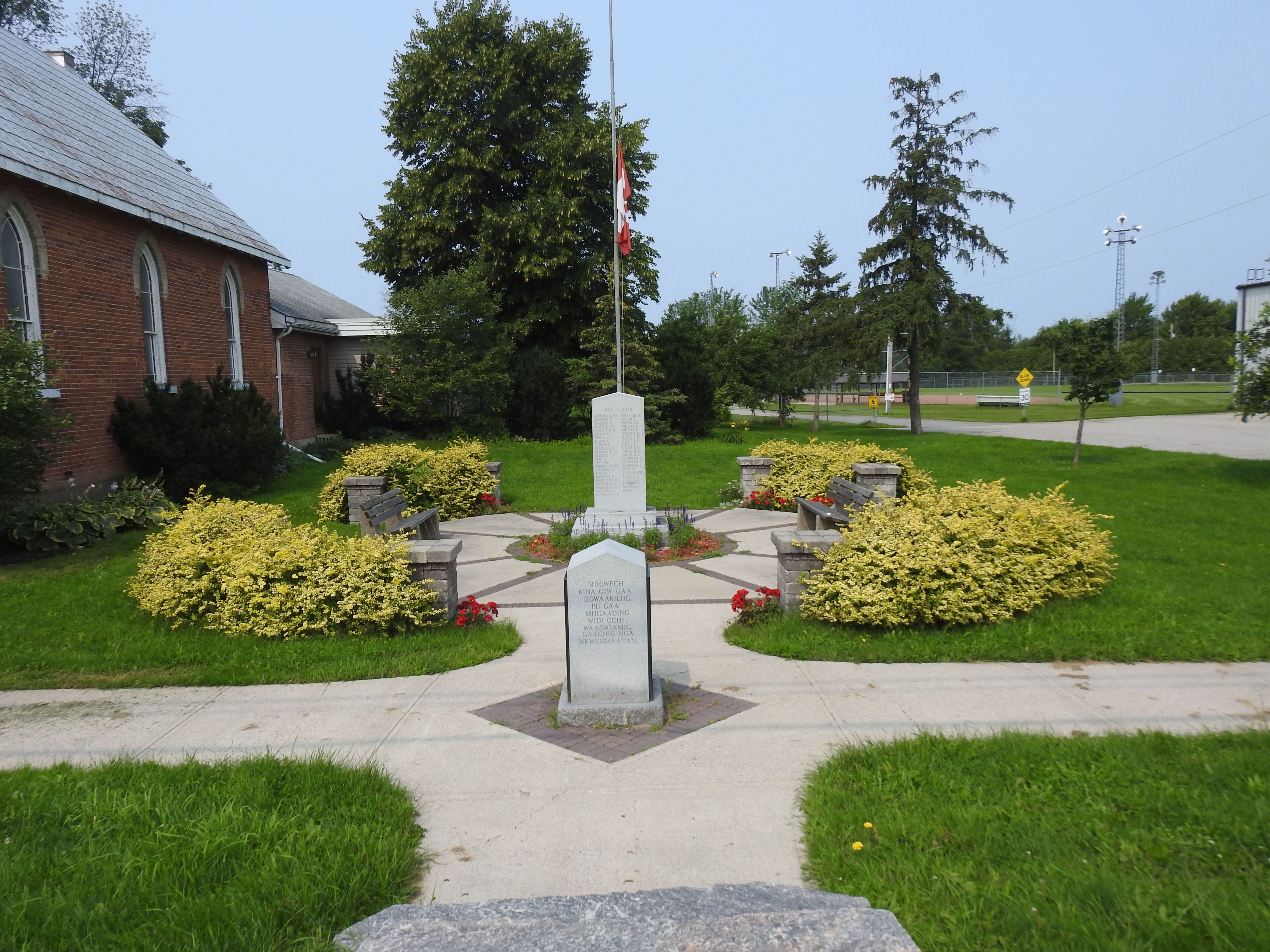 Memorial, Chippewas of Rama