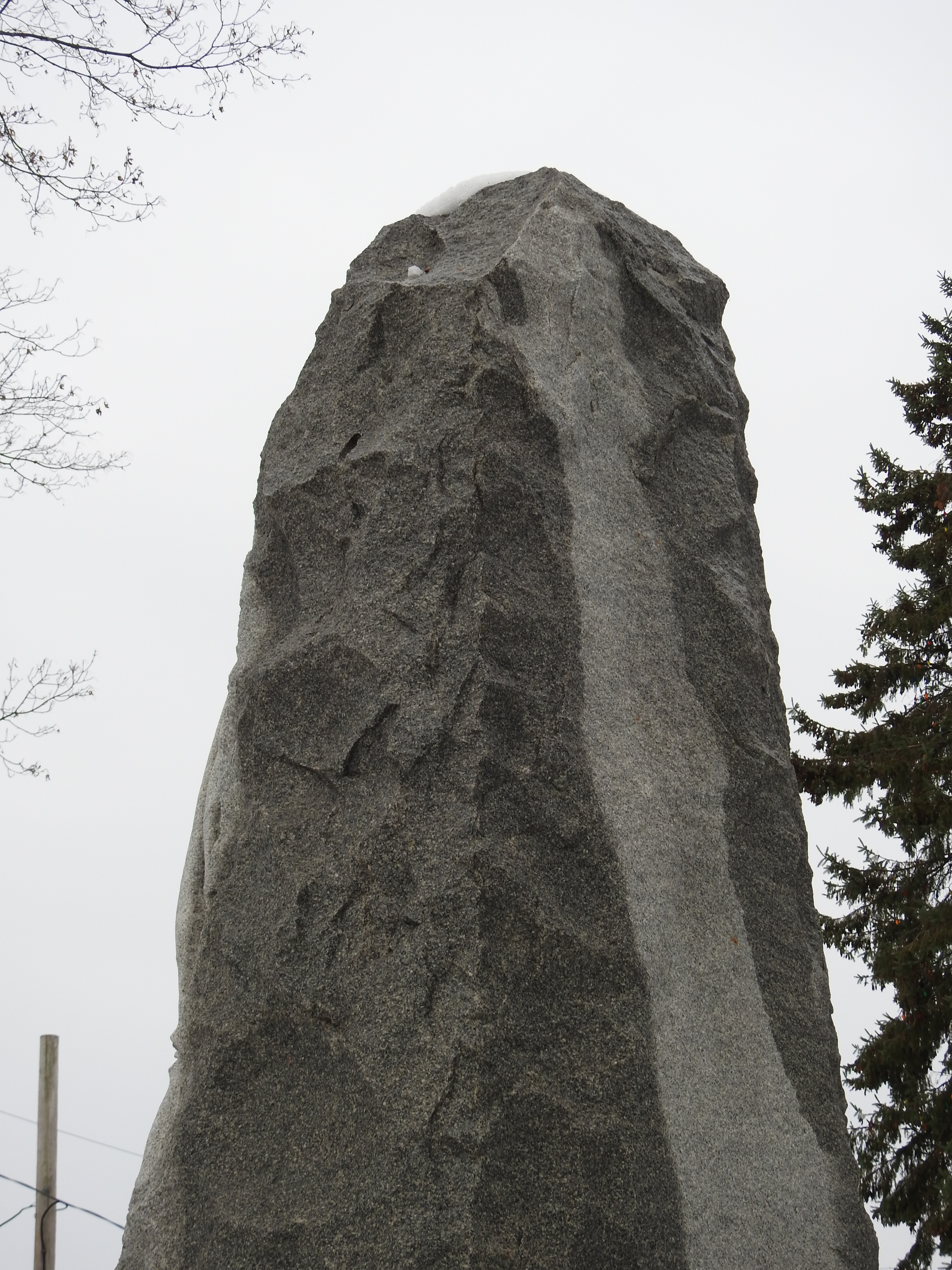 Detail of back of cenotaph