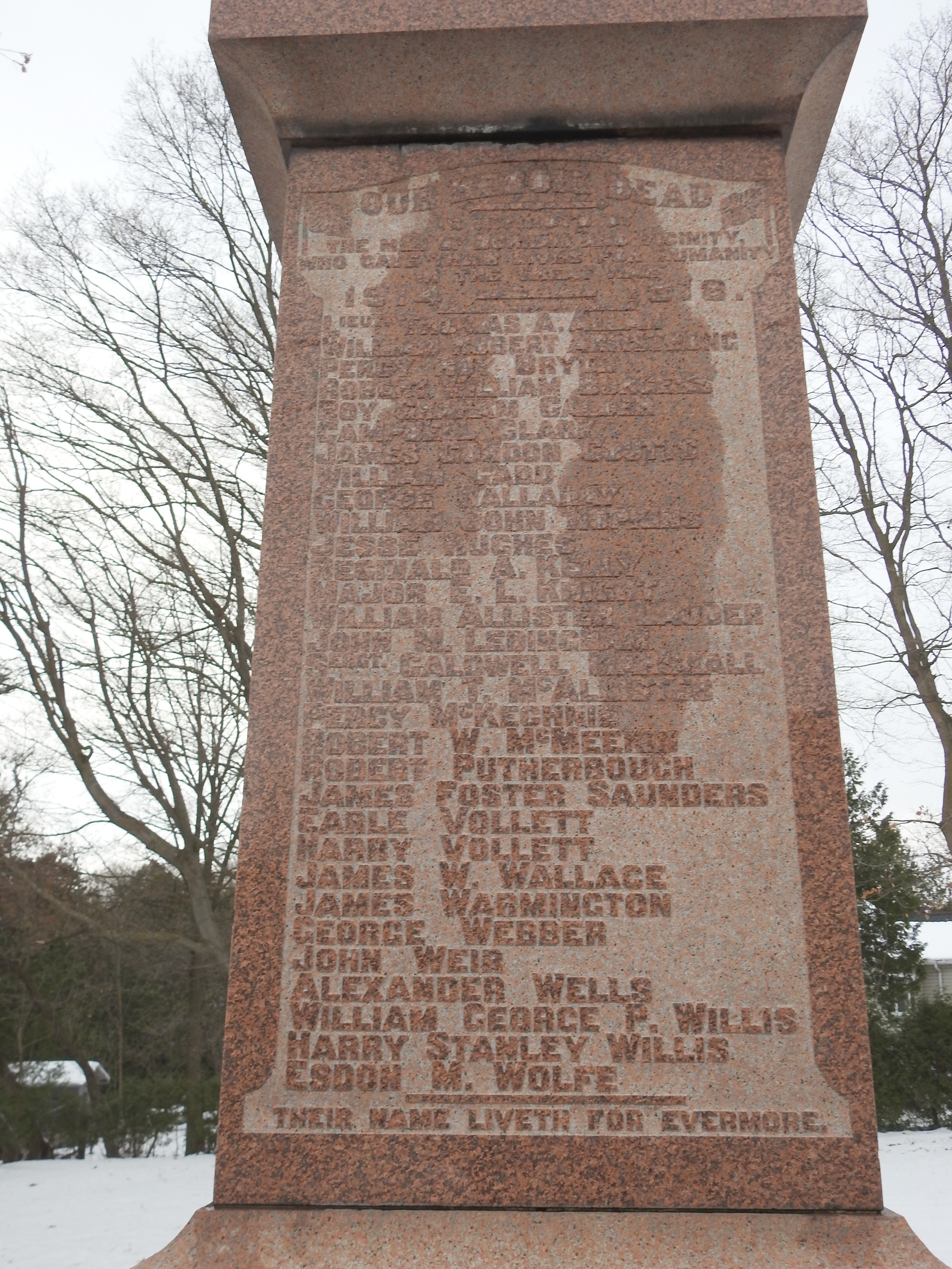 First World War dead