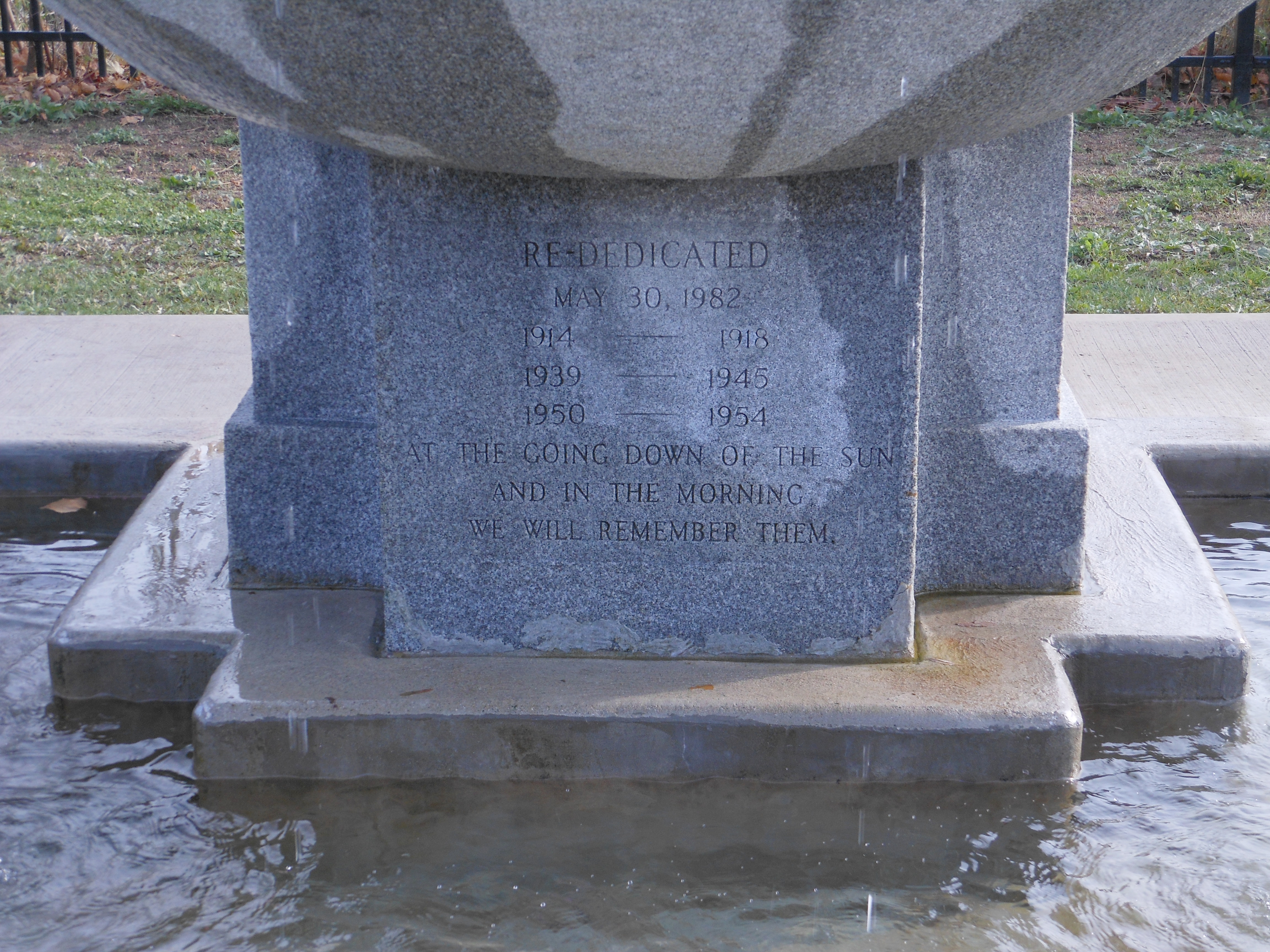 Detail of War Memorial