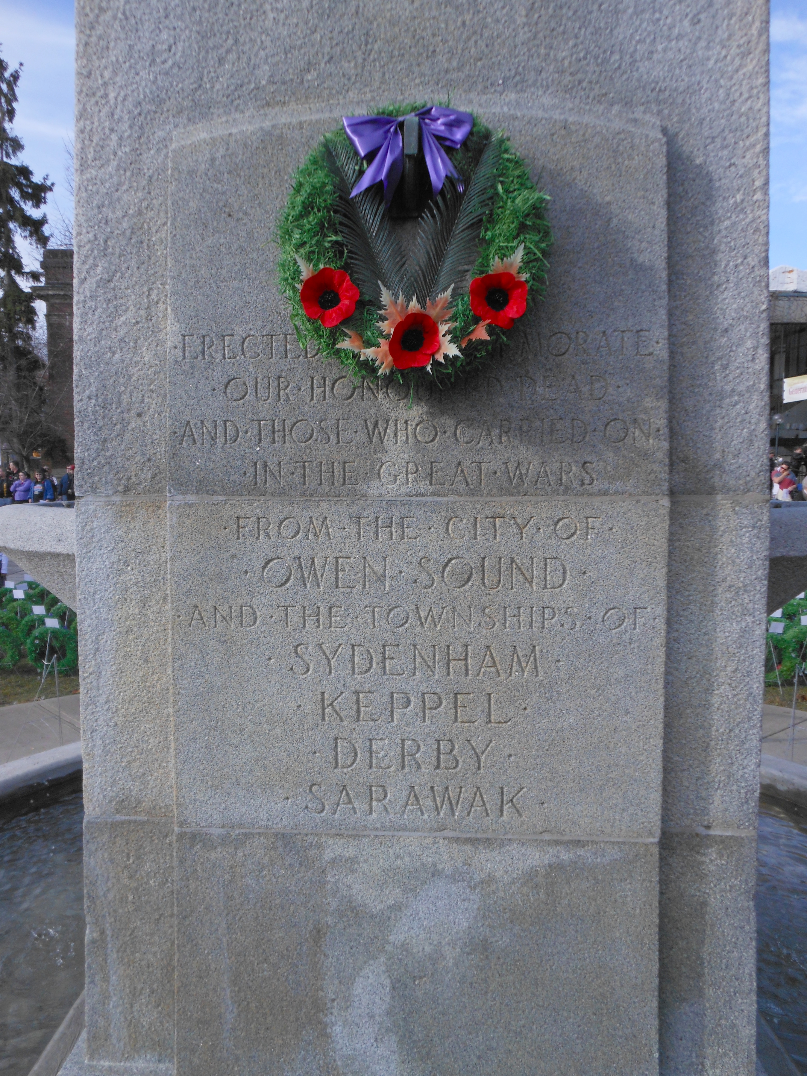 Detail of War Memorial