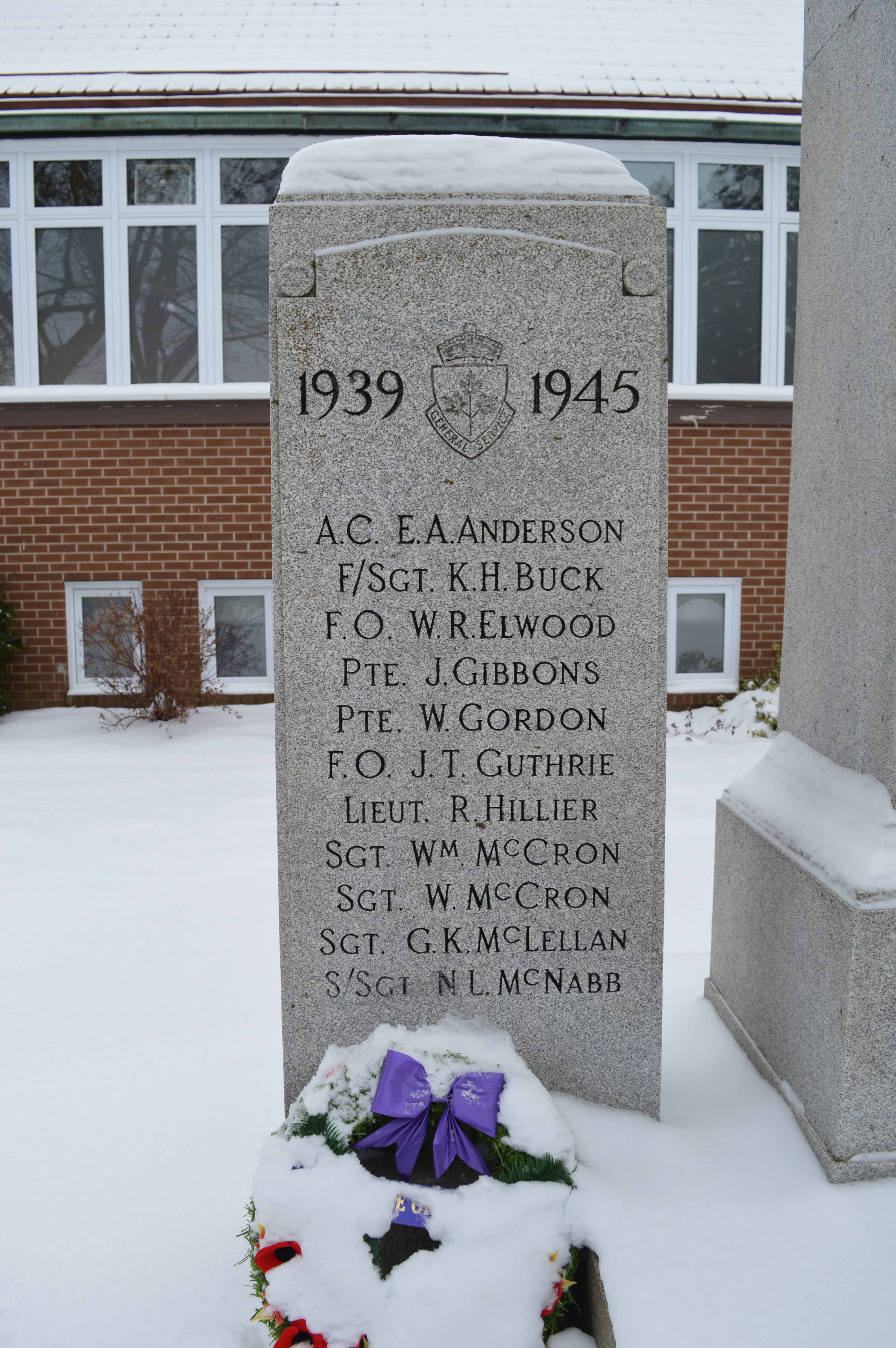 1939 - 1945 War Dead