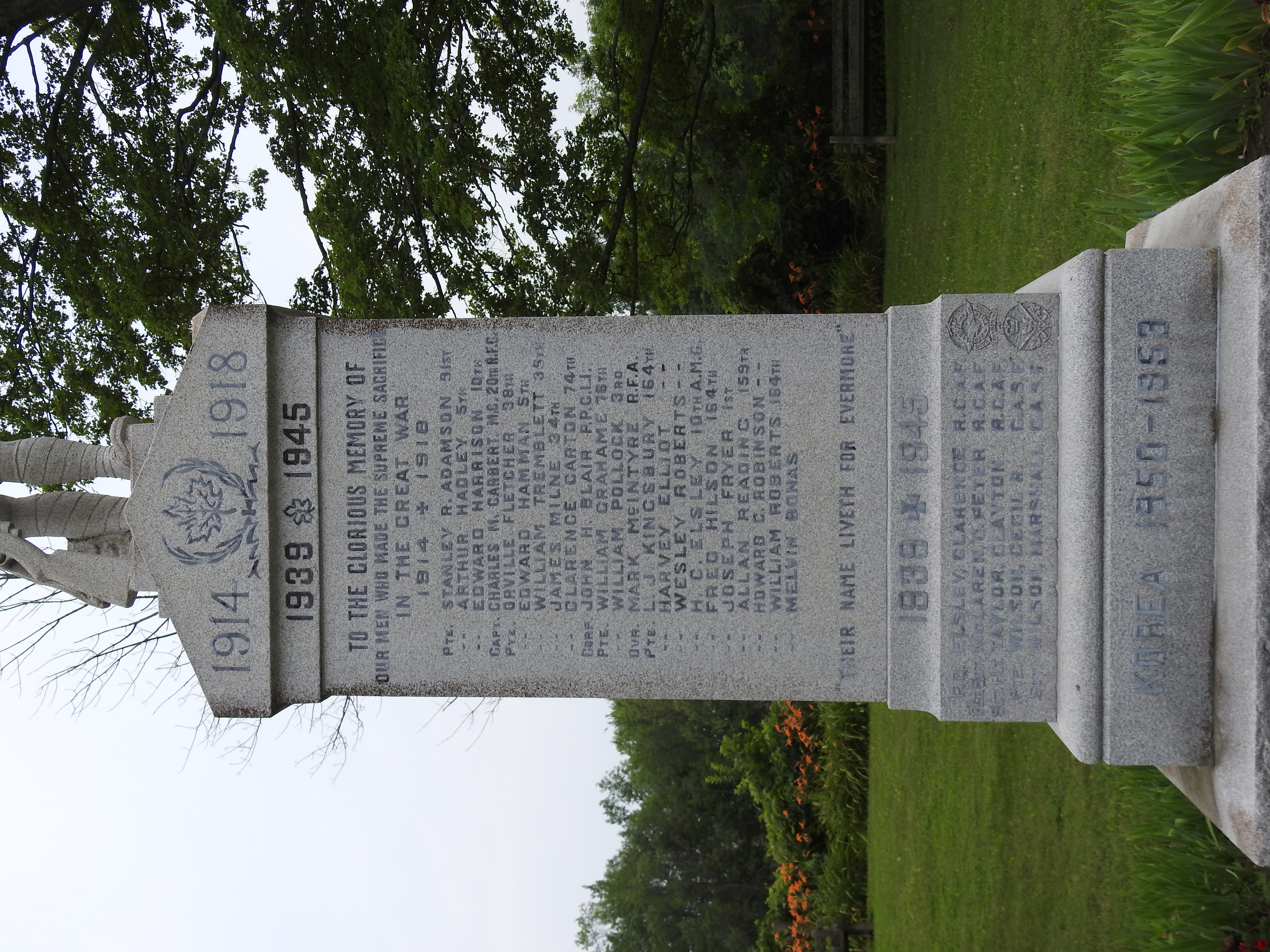 First World War dead