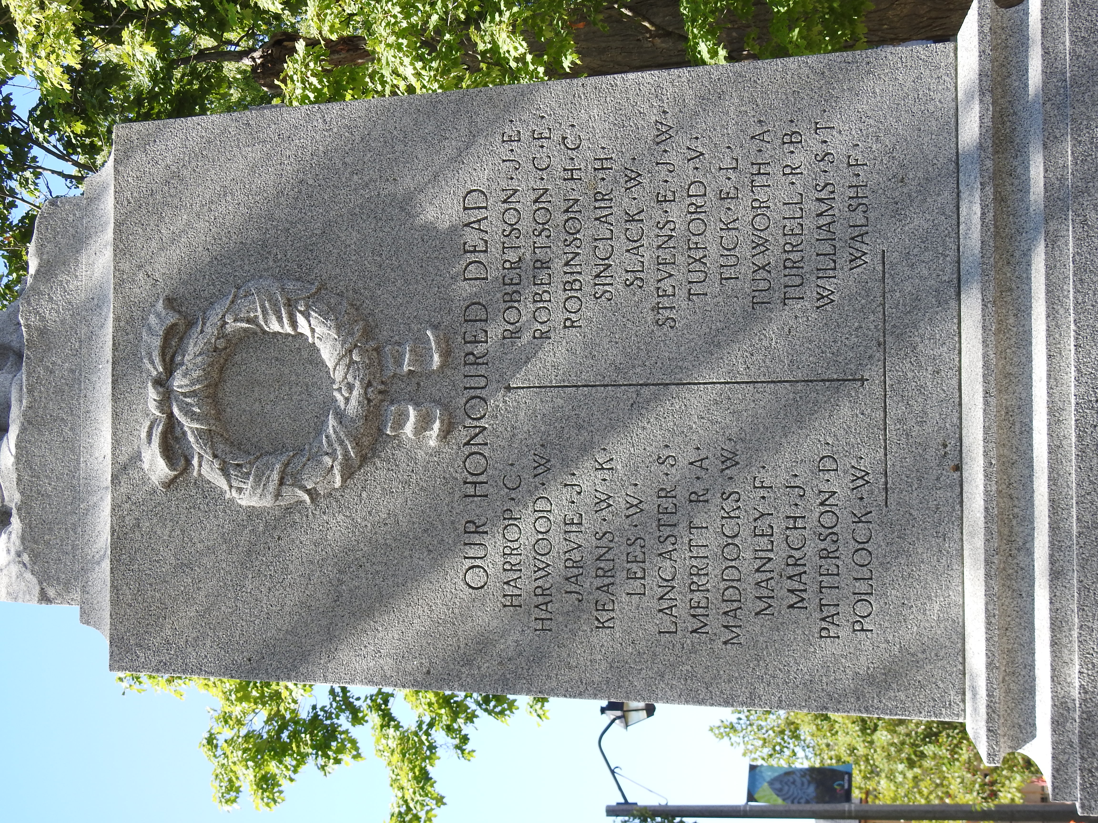 First World War dead