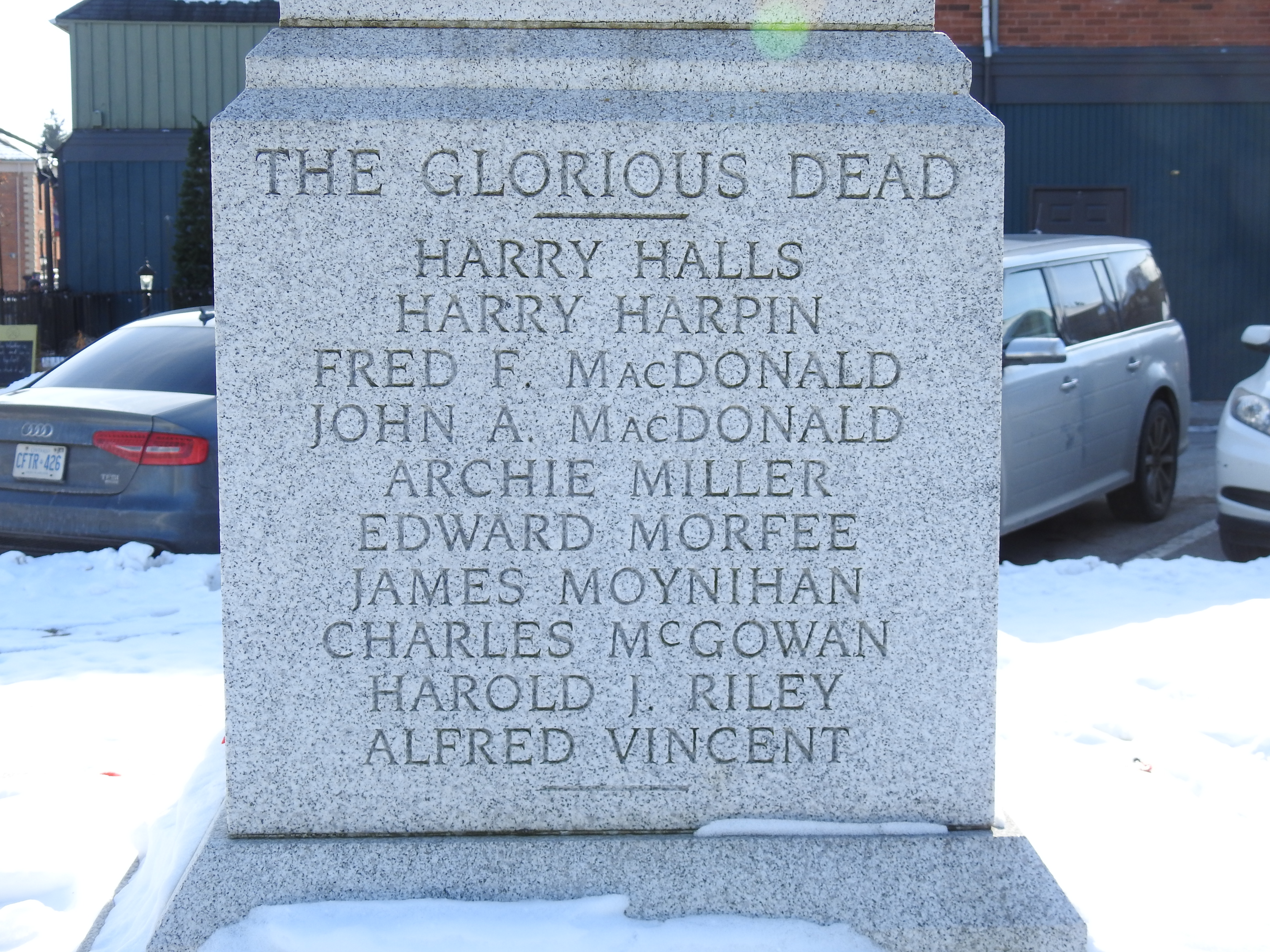 First World War dead