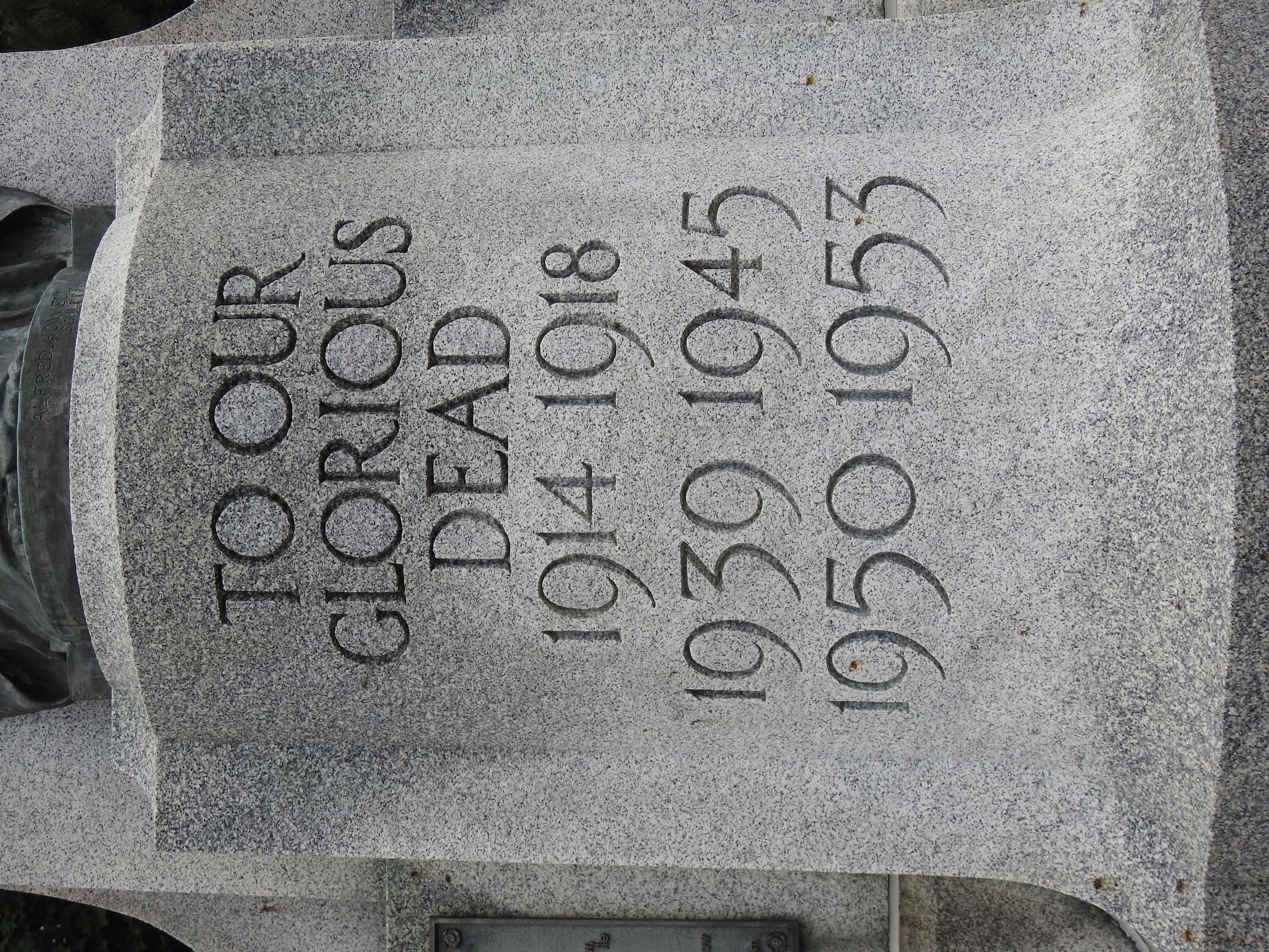 Detail of cenotaph