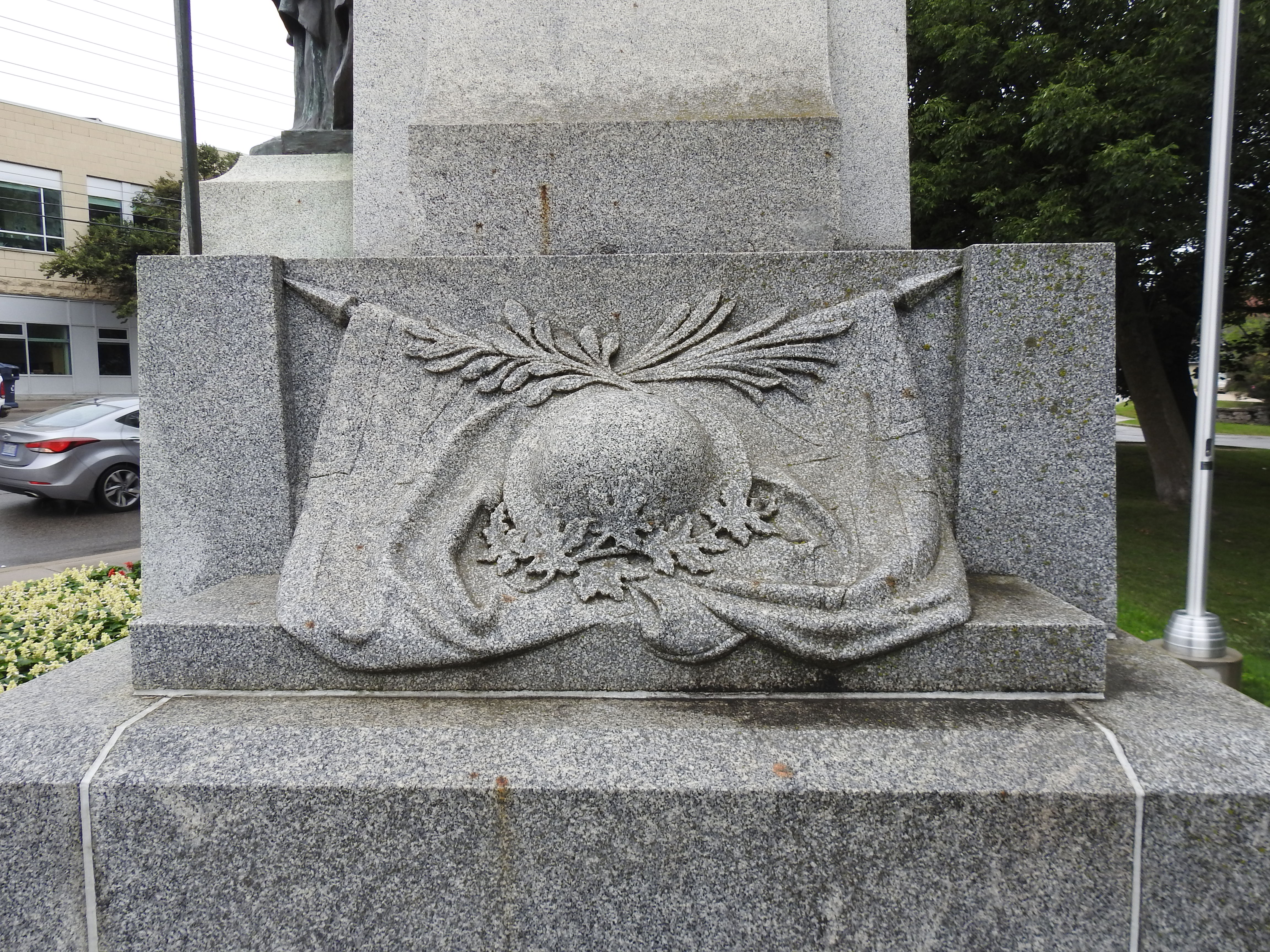 Detail of cenotaph