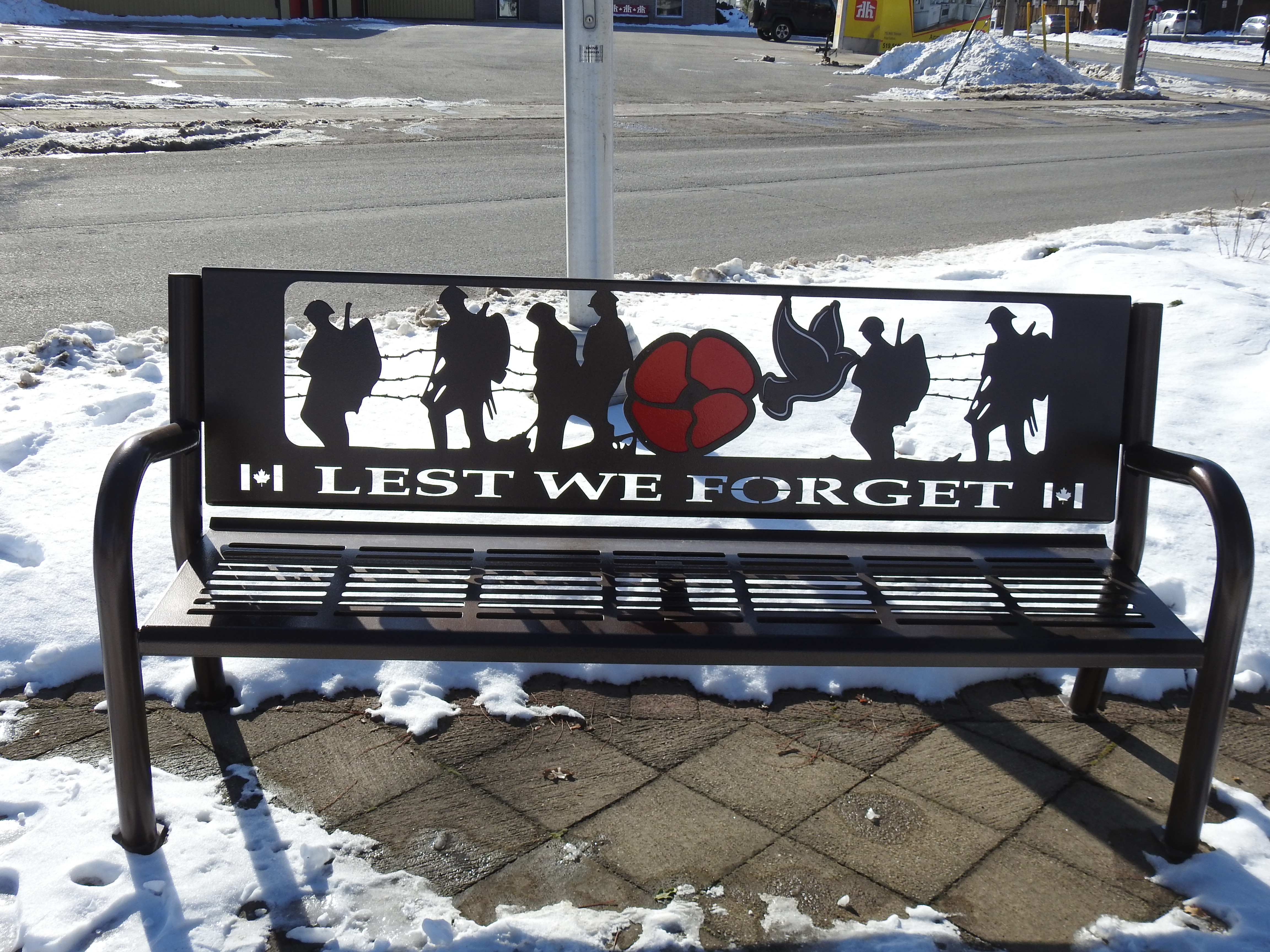 Memorial bench