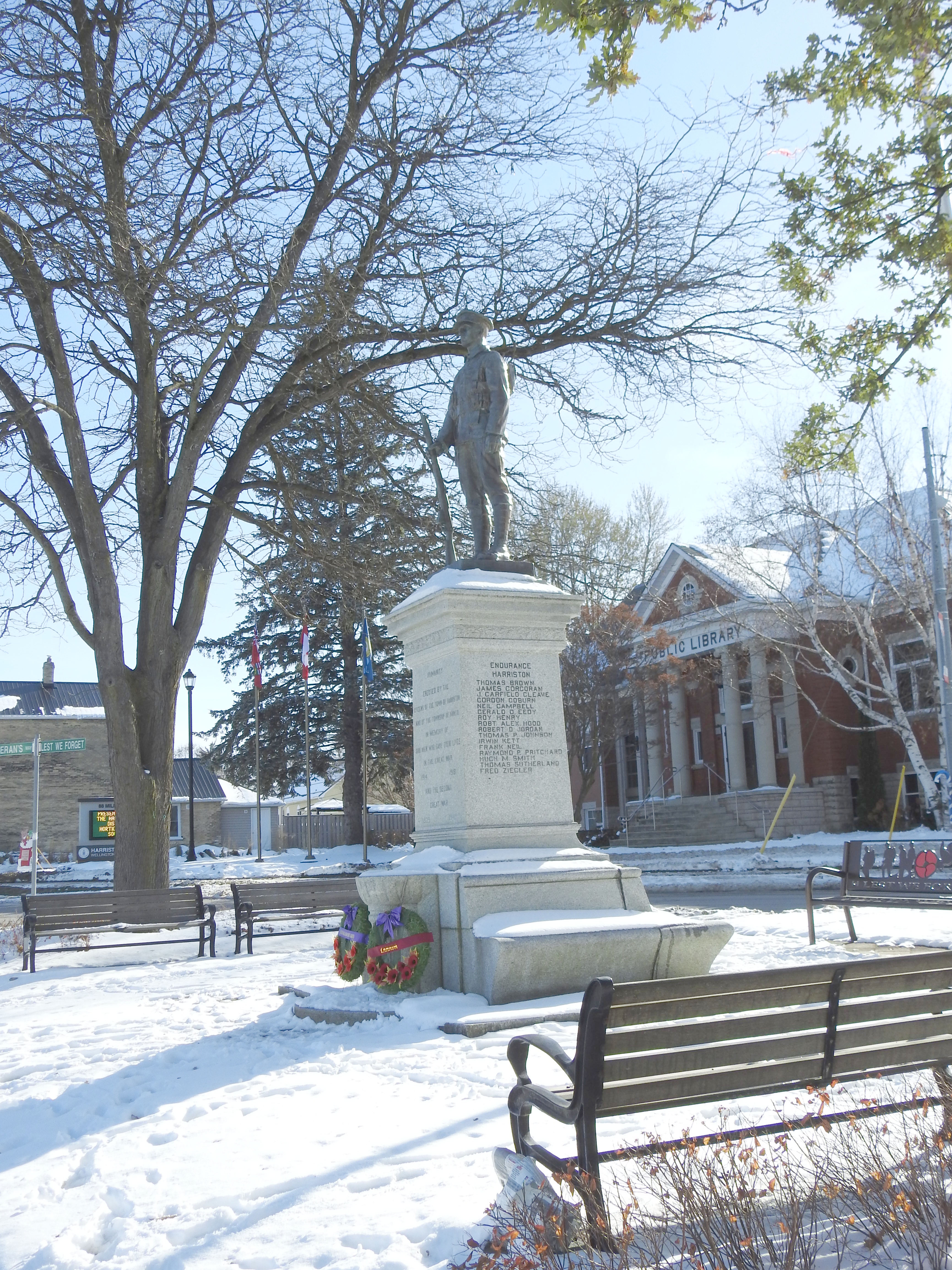 View of cenotaph