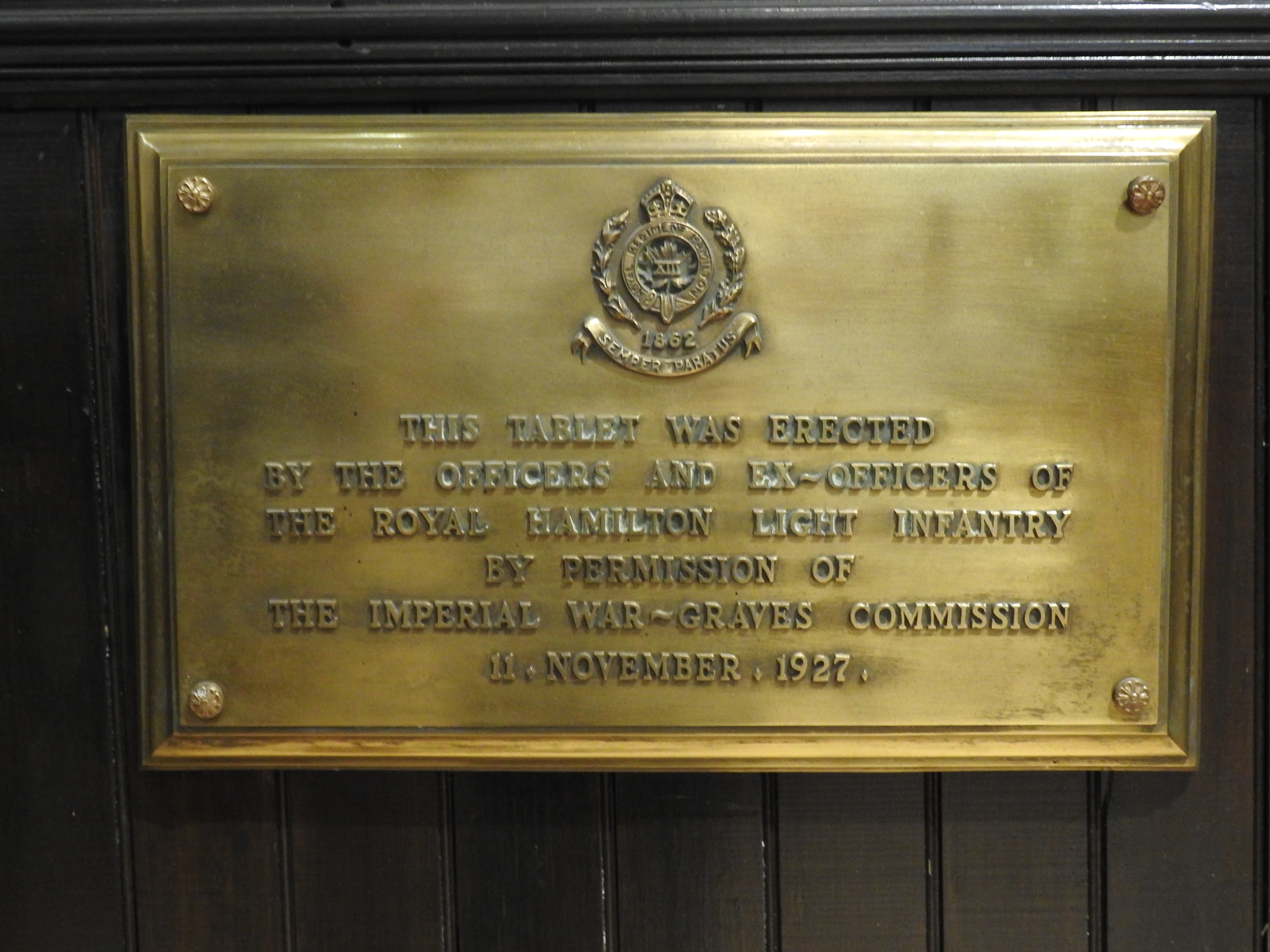 CWGC Tablet dedication plaque 