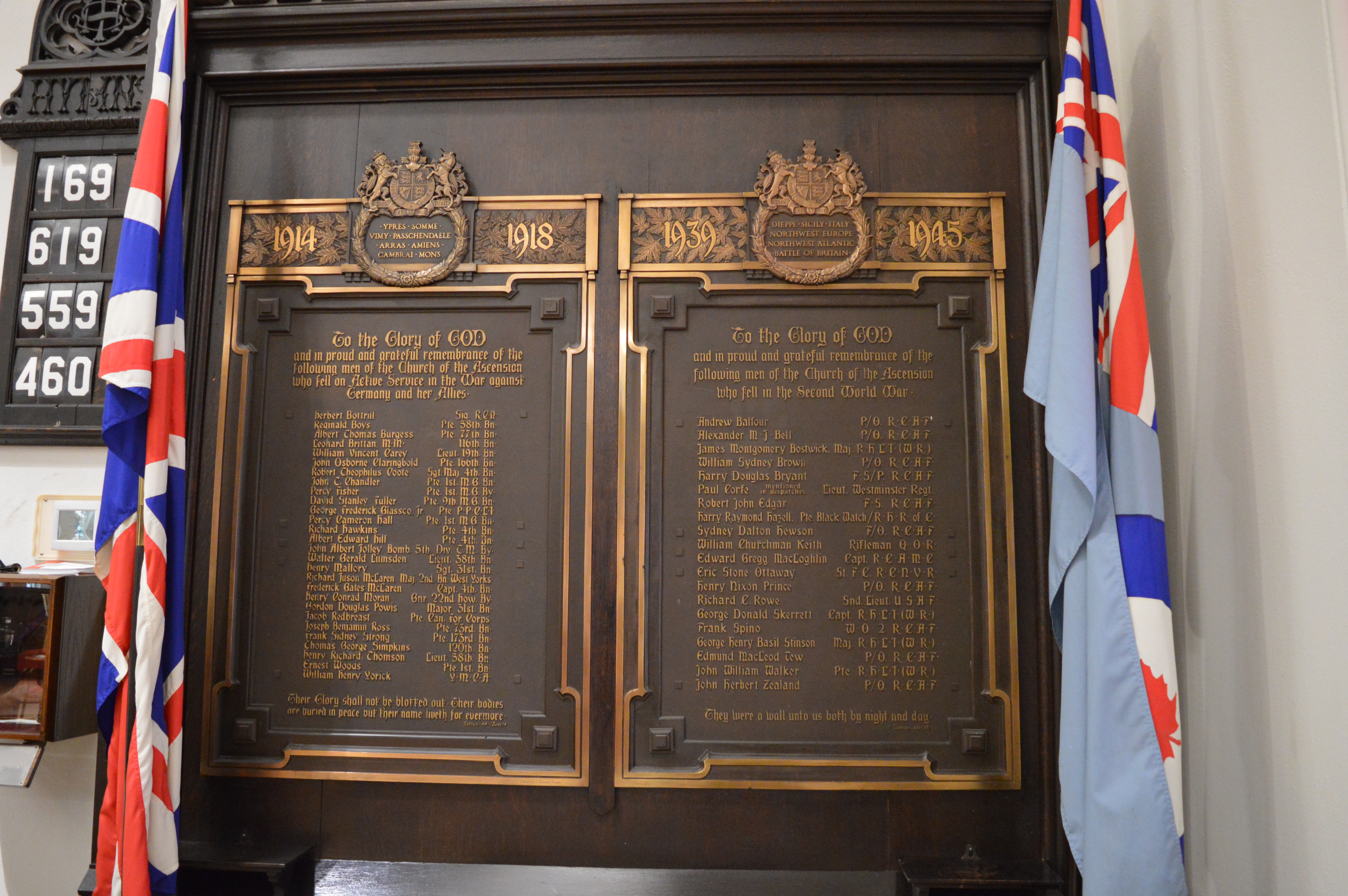 Roll of honour