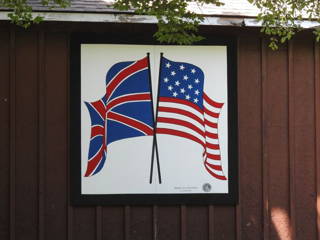 British and American Flags