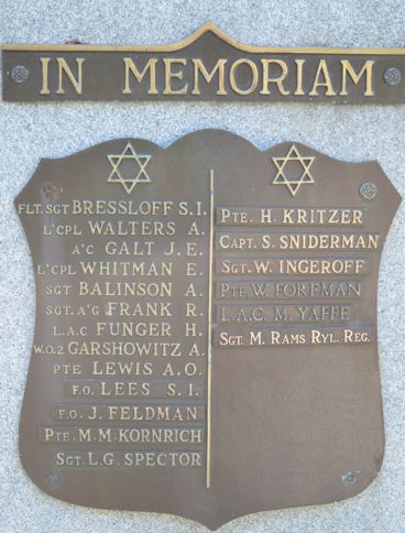 Memorial plaque