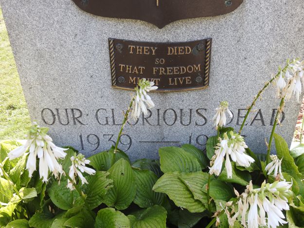 Detail of memorial