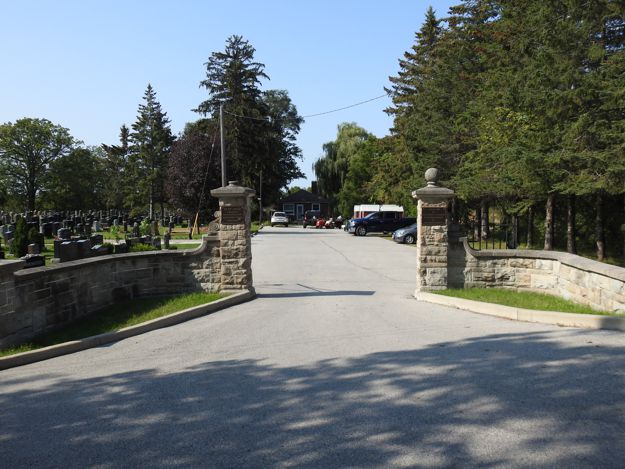Cemetery gate