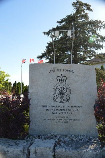 Branch 163 Memorial Stone