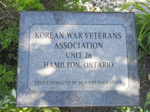 Korean War Veterans Plaque
