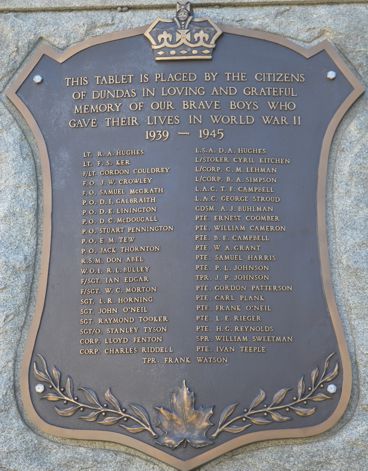 Memorial plaque
