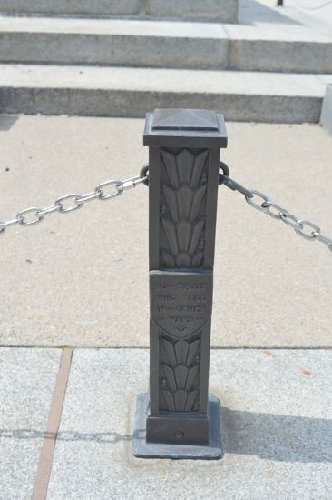 Detail of enclosure around Cenotaph