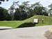 Earthworks with commemorative marker