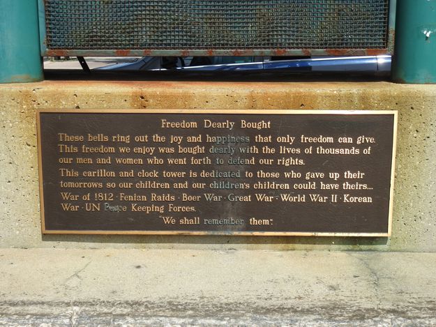 Dedicatory plaque