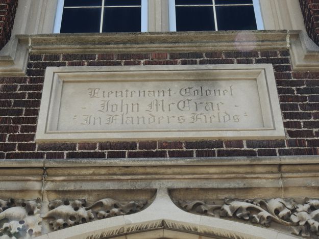 Commemorative carving