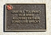 Memorial Plaque