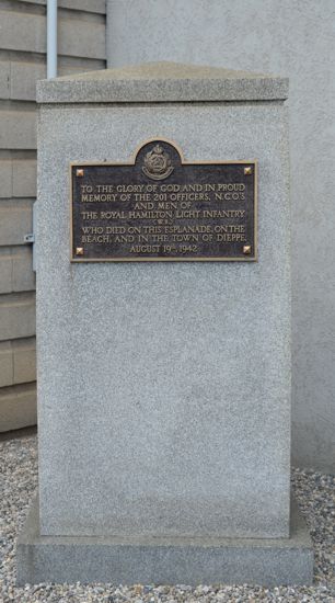 Dieppe Monument RHLI Clubhouse