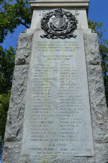 First World War dead