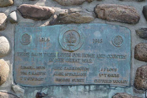 Memorial plaque