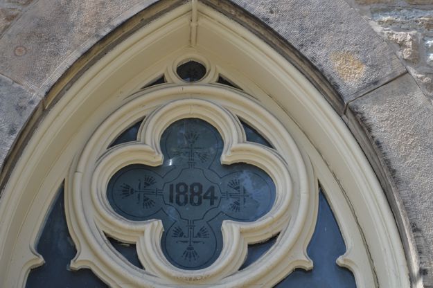 Detail above door