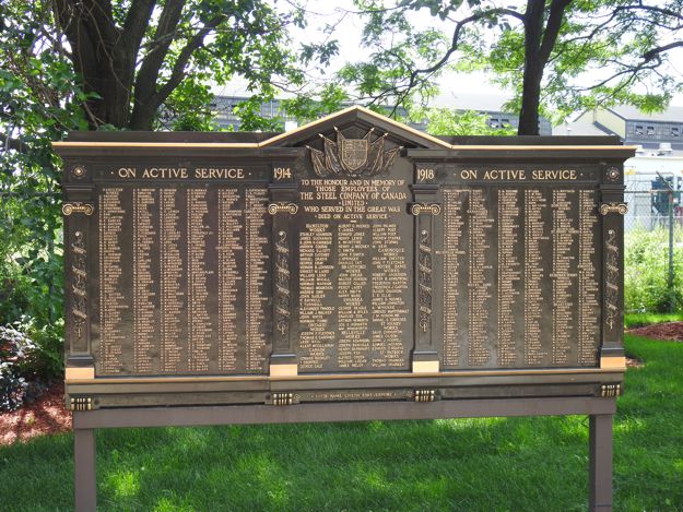 WWI plaque