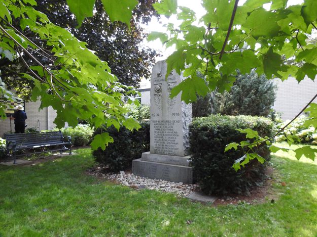 Cenotaph in garden