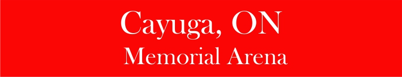 Memorial Arena, Cayuga, ON