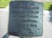 Plaque for Eternal Flame