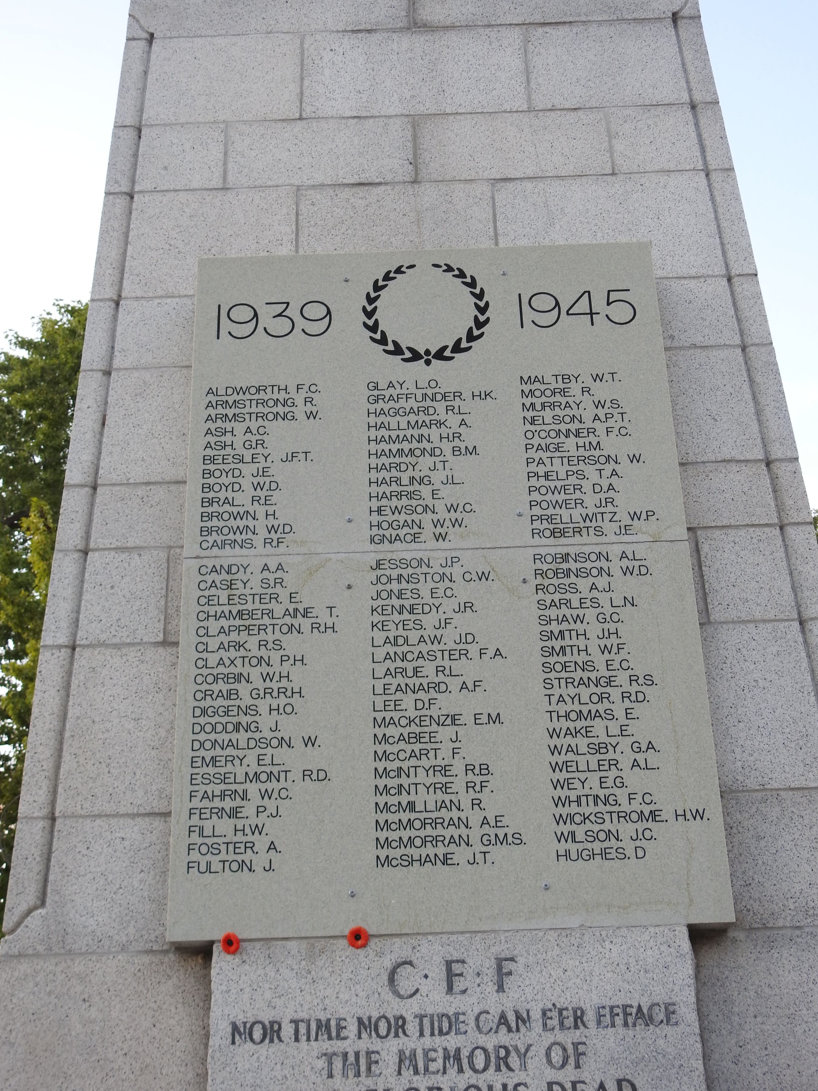 Second World War dead
