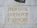 Inscription on Cenotaph