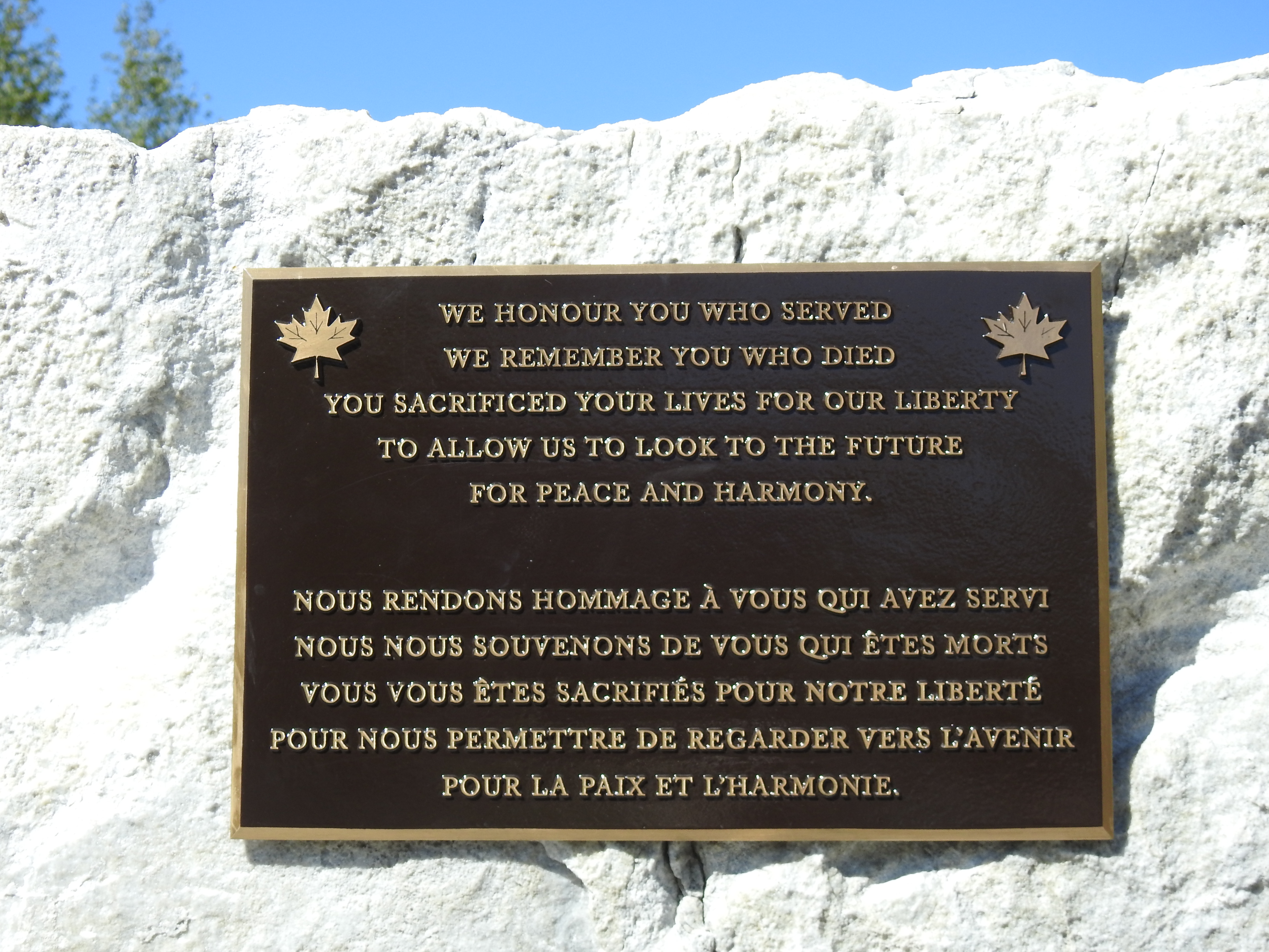 Memorial Plaque