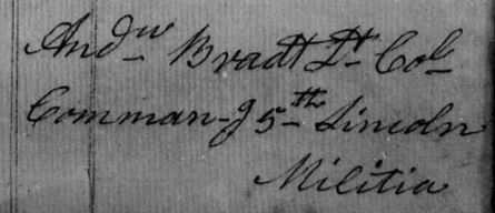 Andries Arentse Bradt's signature
