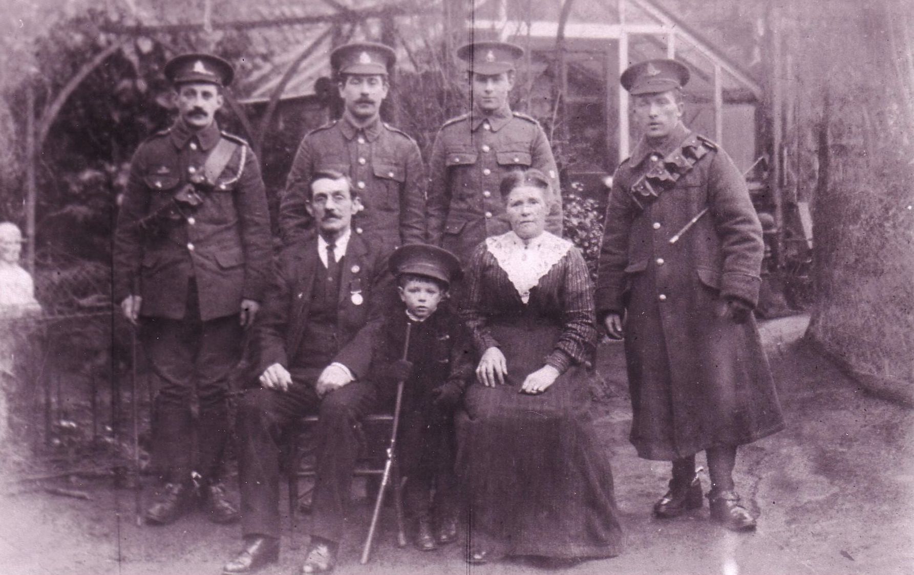 George Walter Brown and Family 1917