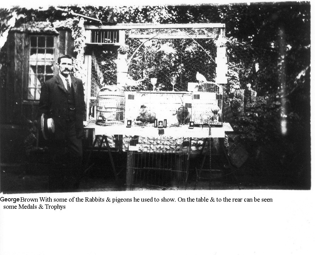 George Walter Brown and trophies