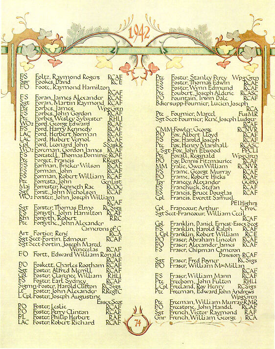 Book of Remembrance, Peace Tower, Ottawa